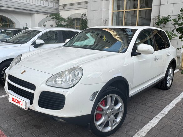 2003 Porsche Cayenne Turbo I (955), белый, 950000 рублей - вид 6