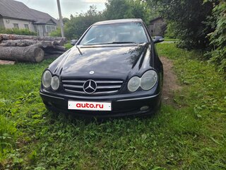 2004 Mercedes-Benz CLK-Класс 200 II (W209), чёрный, 900000 рублей, вид 1