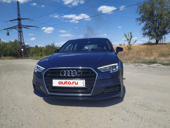 2019 Audi A3 Sportback g-tron III (8V) Рестайлинг, синий, 1800000 рублей