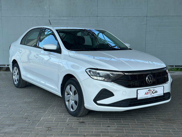 2021 Volkswagen Polo VI, белый - вид 3