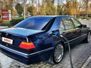 1996 Mercedes-Benz S-Класс 280 III (W140) Рестайлинг, синий, 4550000 рублей, вид 4