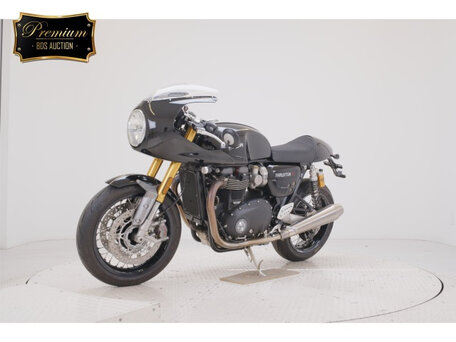 2021 Triumph Thruxton, чёрный, 1100000 рублей, вид 4
