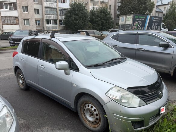 2008 Nissan Tiida I, серебристый, 450000 рублей