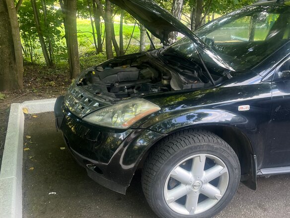 2006 Nissan Murano I (Z50), чёрный - вид 4