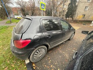 2004 Peugeot 307 I, чёрный, 95000 рублей, вид 3