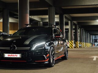2013 Mercedes-Benz A-Класс AMG 45 AMG I (W176), чёрный, 2100000 рублей, вид 2
