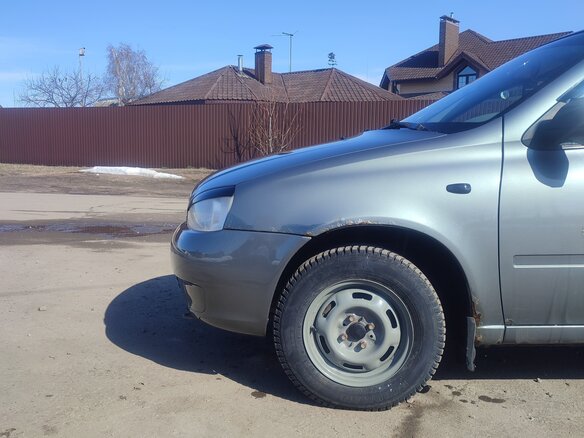 2011 Lada (ВАЗ) Kalina I, серый, 215000 рублей - вид 5
