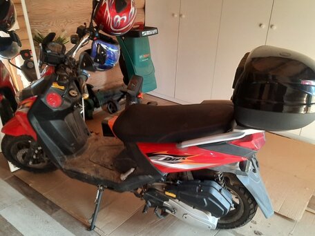 2022 Yamaha BWs, красный, 65000 рублей, вид 5