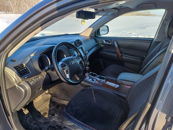 2011 Toyota Highlander II (XU40) Рестайлинг, серый, 2200000 рублей - вид 4