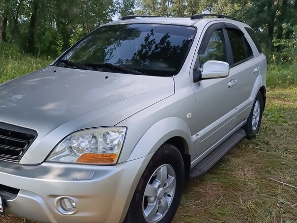 2008 Kia Sorento I Рестайлинг, серебристый