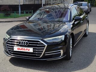 2019 Audi A8 Long 55 TFSI IV (D5), чёрный, 3700000 рублей, вид 1