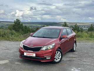 2016 Kia Rio III Рестайлинг, красный, 1180000 рублей, вид 1