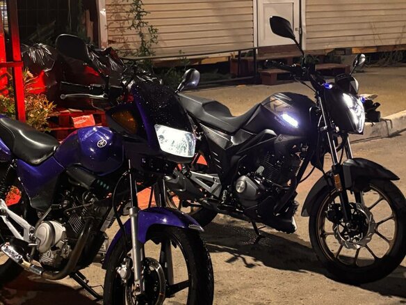 2009 Yamaha YBR125, синий, 165000 рублей - вид 2