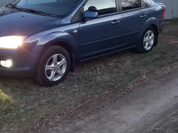 2008 Ford Focus II, синий, 399000 рублей - вид 12