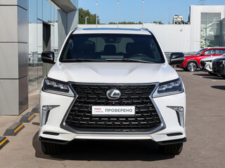 2020 Lexus LX 570 III Рестайлинг 2, белый, 9132357 рублей, вид 2