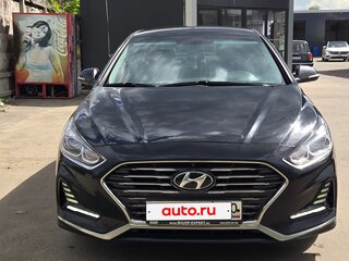 2018 Hyundai Sonata VII (LF) Рестайлинг, чёрный, 1600000 рублей, вид 1