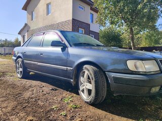 1991 Audi 100 IV (C4), синий, 370000 рублей, вид 2