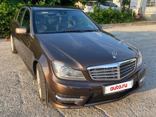 2012 Mercedes-Benz C-Класс 180 III (W204) Рестайлинг, коричневый, 1200000 рублей, вид 3