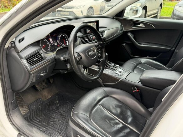 2017 Audi A6 IV (C7) Рестайлинг, белый, 2080000 рублей - вид 9