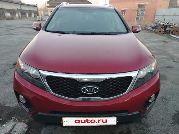 2010 Kia Sorento II, красный, 1150000 рублей - вид 1