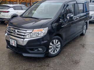 2012 Honda Stepwgn Spada IV Рестайлинг, чёрный, 1700000 рублей, вид 1