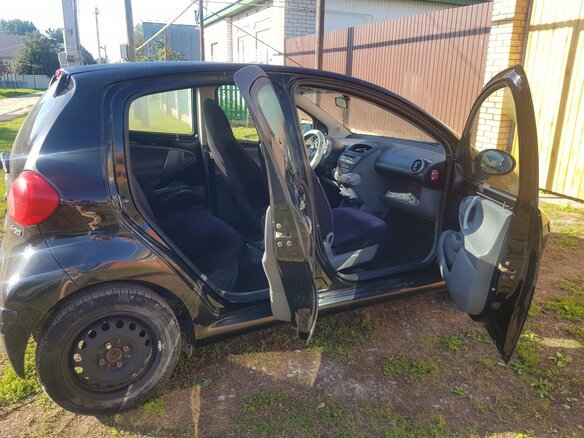 2008 Toyota Aygo I, чёрный, 450000 рублей - вид 16