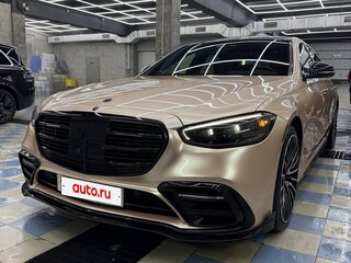 2021 Mercedes-Benz S-Класс 500 Long 4MATIC VII (W223), золотистый, 12500000 рублей, вид 1