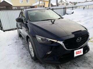 2021 Mazda CX-3 I Рестайлинг, синий, 1850000 рублей, вид 2