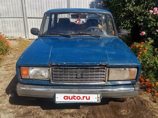 2004 Lada (ВАЗ) 2107, синий, 60000 рублей, вид 1