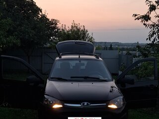 2015 Lada (ВАЗ) Kalina II, чёрный, 550000 рублей, вид 3