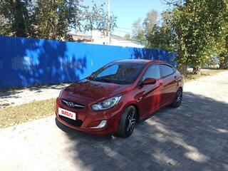 2011 Hyundai Solaris I, красный, 650000 рублей, вид 1