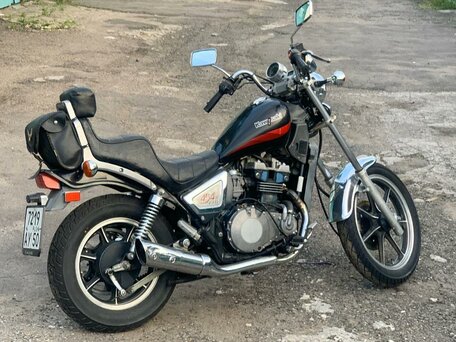 1985 Kawasaki EN500 Vulcan, чёрный, 245000 рублей, вид 2