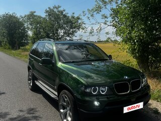 2004 BMW X5 3.0i I (E53) Рестайлинг, зелёный, 1800000 рублей, вид 1