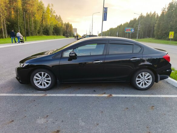 2012 Honda Civic IX, чёрный, 1150000 рублей - вид 2