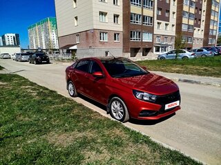 2016 Lada (ВАЗ) Vesta I, пурпурный, 620000 рублей, вид 2