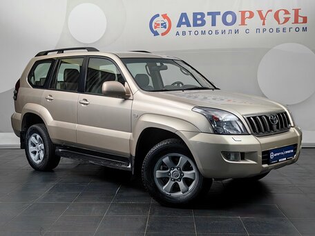2007 Toyota Land Cruiser Prado 5-speed 120 Series Рестайлинг, бежевый, 1343000 рублей, вид 1