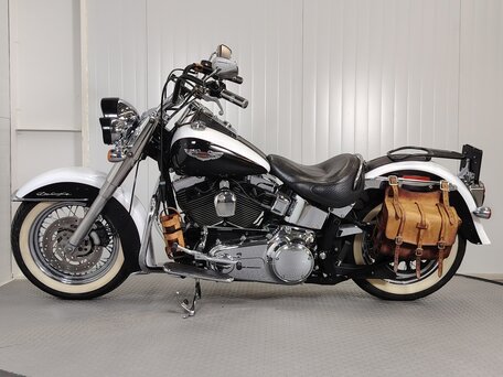 2007 Harley-Davidson Softail Deluxe, белый, 789000 рублей, вид 4