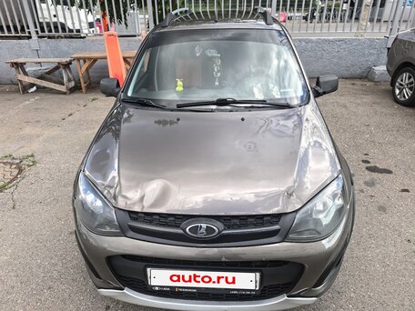 2017 Lada (ВАЗ) Kalina Cross II, коричневый, 500000 рублей, вид 1