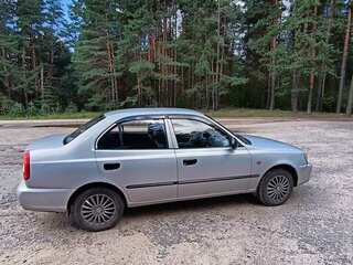 2008 Hyundai Accent ТагАЗ II, серебристый, 400000 рублей, вид 3
