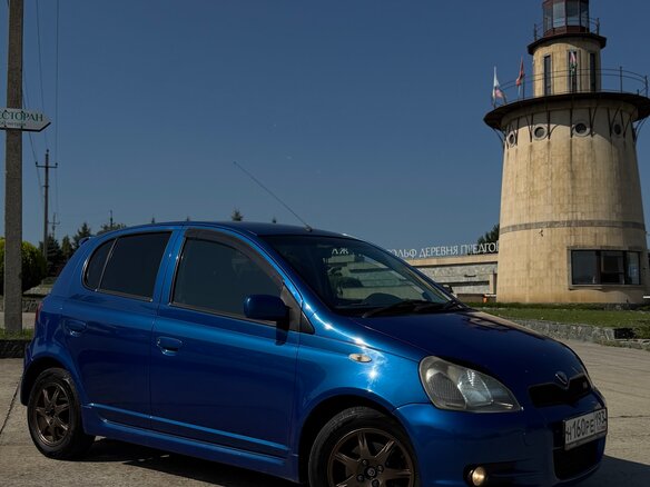 2000 Toyota Vitz I (P10), синий, 500000 рублей - вид 11