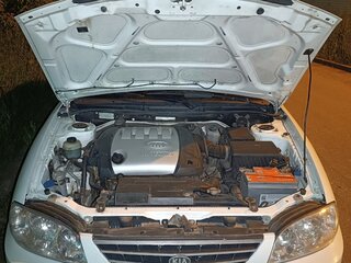 2007 Kia Spectra I Рестайлинг 2, белый, 470000 рублей, вид 2