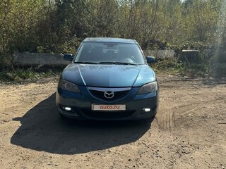 2006 Mazda 3 I (BK) Рестайлинг, синий, 415000 рублей, вид 1