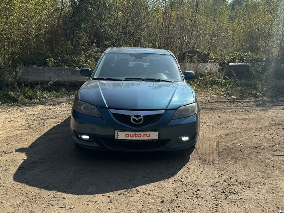 2006 Mazda 3 I (BK) Рестайлинг, синий, 415000 рублей