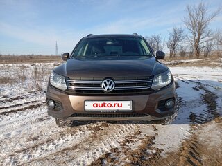 2014 Volkswagen Tiguan I Рестайлинг, коричневый, 1700000 рублей, вид 2