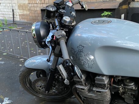 1994 Yamaha XJR400, серый, 230000 рублей, вид 4