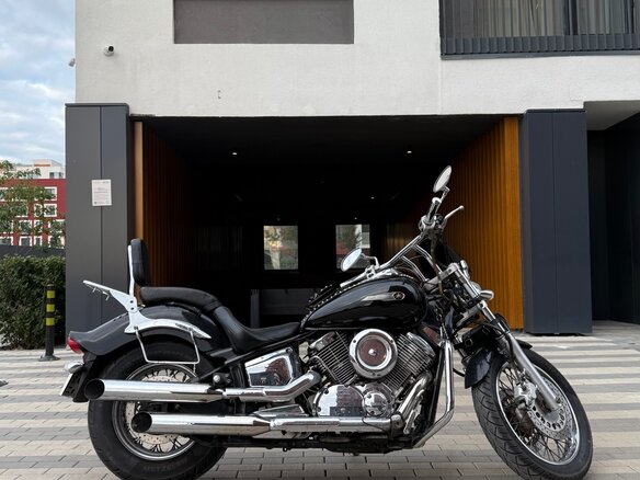 2003 Yamaha XVS1100, чёрный, 490000 рублей