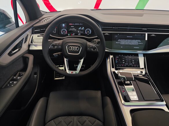 2025 Audi Q7 50 TDI II (4M) Рестайлинг 2, чёрный - вид 7