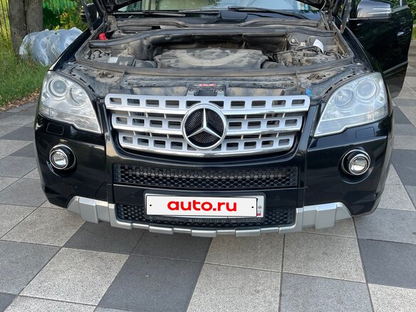 2010 Mercedes-Benz M-Класс 350 II (W164) Рестайлинг, чёрный