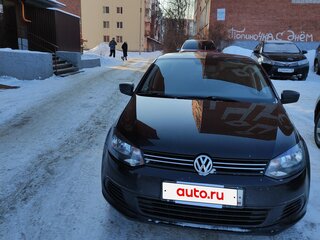 2014 Volkswagen Polo V, чёрный, 835000 рублей, вид 1