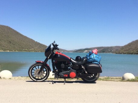 2005 Harley-Davidson Dyna Super Glide, чёрный, 600000 рублей, вид 1